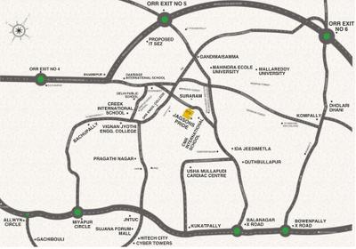 Project Image of 1185.0 - 1775.0 Sq.ft 2 BHK Apartment for buy in Jagsons Pride