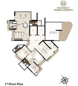 Project Image of 380.93 - 673.93 Sq.ft 1 BHK Apartment for buy in Ramdev Veeral Heights
