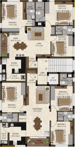 Project Image of 0.0 - 1346.0 Sq.ft 3 BHK Apartment for buy in Pinnacle Pride
