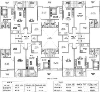Project Image of 448.0 - 465.0 Sq.ft 1 BHK Apartment for buy in Orient Shivam Lotus Building A3