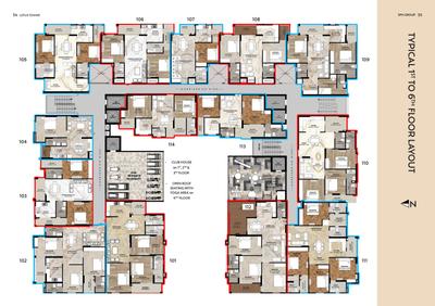 Project Image of 871.63 - 4207.7 Sq.ft 1 BHK Apartment for buy in Lotus Tower
