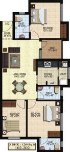 Project Image of 728.0 - 1500.0 Sq.ft 2 BHK Apartment for buy in SPS Brownstar