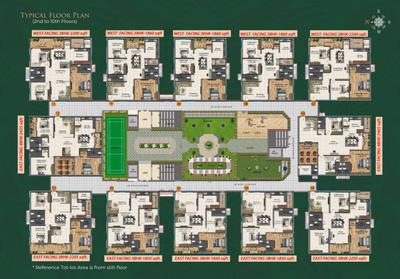 Project Image of 1850.0 - 2465.0 Sq.ft 3 BHK Apartment for buy in Eastern Sky