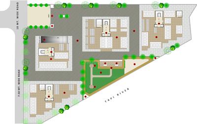 Newtone Ashirwad River Homes 4 Images for layoutPlan 1