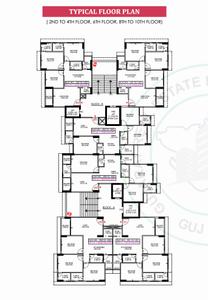 Project Image of 799.87 - 905.03 Sq.ft 3 BHK Apartment for buy in Hiradhan Heaven