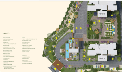 Project Image of 2050.0 - 2566.0 Sq.ft 3 BHK Apartment for buy in Vaishnavi At One Krishna Brindavan