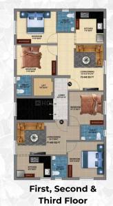 Project Image of 600.0 - 947.0 Sq.ft 2 BHK Apartment for buy in MP Petals