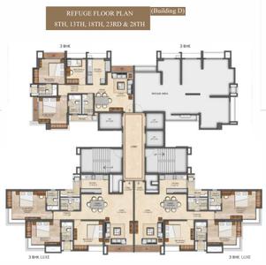 Project Image of 783.0 - 1174.0 Sq.ft 3 BHK Apartment for buy in Runwal Garden City Dahlia