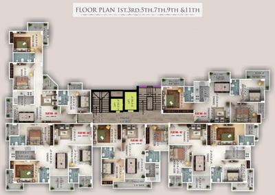 Project Image of 1325.0 - 1630.0 Sq.ft 3 BHK Apartment for buy in Sai SV Heights