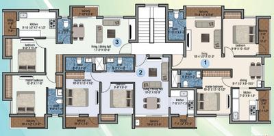 Project Image of 870.0 - 1213.0 Sq.ft 2 BHK Apartment for buy in Abhinitha Foundation Vikas Vibhav