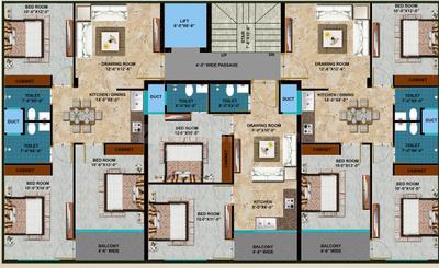 Project Image of 900.0 - 1400.0 Sq.ft 2 BHK Apartment for buy in Nehra Lotus Avenue 2