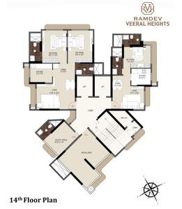 Project Image of 380.93 - 673.93 Sq.ft 1 BHK Apartment for buy in Ramdev Veeral Heights