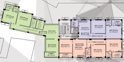 Project Image of 786.0 - 1075.0 Sq.ft 2 BHK Apartment for buy in Ganga Darshan River Front