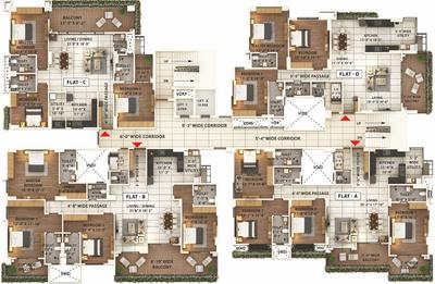 Project Image of 2439.0 - 3550.0 Sq.ft 3 BHK Apartment for buy in Durga Lifestyle