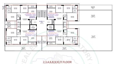 Project Image of 1900 Sq.ft 3 BHK Apartment / Flat for sale in South Bopal for Rs. 9500000