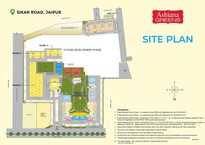 Project Image of 0.0 - 757.67 Sq.ft 2 BHK Apartment for buy in Ashiana Greens Phase 4