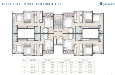 Project Image of 626.0 - 929.0 Sq.ft 2 BHK Apartment for buy in Agami Infinity Park