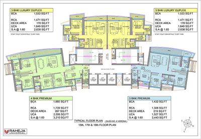 Project Image of 1628 Sq.ft 3 BHK Apartment / Flat for sale in Madh for Rs. 35000000