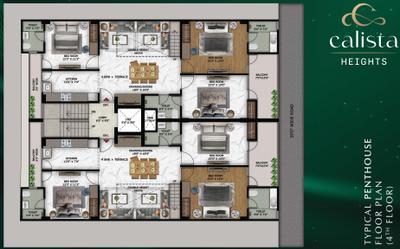 Project Image of 1720.0 - 2775.0 Sq.ft 3 BHK Builder Floor for buy in Radhike Calista Heights 2