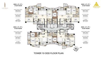 Project Image of 1722.9 - 4591.25 Sq.ft 3 BHK Apartment for buy in Venus Capital Heights