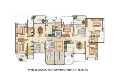 Project Image of 1692 Sq.ft 3 BHK Apartment / Flat for sale in Mohammed Wadi for Rs. 11600000