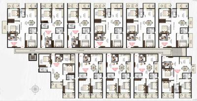 Project Image of 1130.0 - 1840.0 Sq.ft 3 BHK Apartment for buy in Mukunda Nandanam