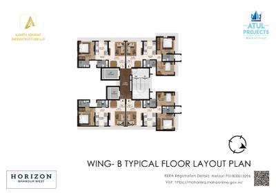 Project Image of 623.0 - 632.0 Sq.ft 2 BHK Apartment for buy in Atul Horizon