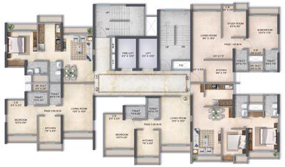 Project Image of 419.9 - 526.6 Sq.ft 1 BHK Apartment for buy in Squarefeet Metropolis Aquaris
