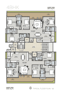 Project Image of 1911.0 - 6203.0 Sq.ft 3 BHK Apartment for buy in Avadh Ercole