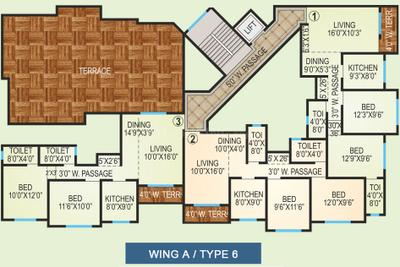 Project Image of 685.0 - 1265.0 Sq.ft 1 BHK Apartment for buy in Agarwal Vrindavan Township