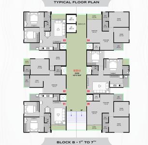 Project Image of 1400 Sq.ft 2 BHK Apartment / Flat for sale in Odhav for Rs. 3775000