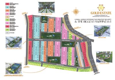 Project Image of 840.0 - 1400.0 Sq.ft Residential Plot Plot for buy in Amaltas Gold Estate