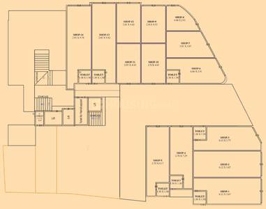 Project Image of 533.67 - 787.38 Sq.ft 2 BHK Apartment for buy in Ishvar Divine City Center