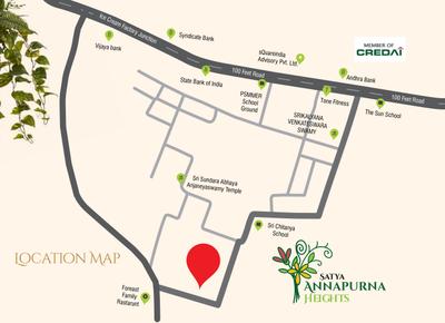 Project Image of 802.34 - 1200.07 Sq.ft 2 BHK Apartment for buy in Satya Annapurna Heights