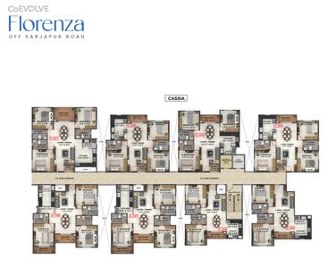 Project Image of 1479.0 - 1562.0 Sq.ft 3 BHK Apartment for buy in Coevolve Florenza