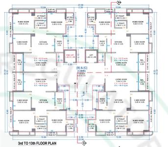 Project Image of 881.89 - 913.43 Sq.ft 3 BHK Apartment for buy in Vikrant Vedant Solitaire