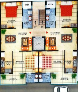 Project Image of 910.0 - 1200.0 Sq.ft 2 BHK Apartment for buy in USB Vihaan Group Housing