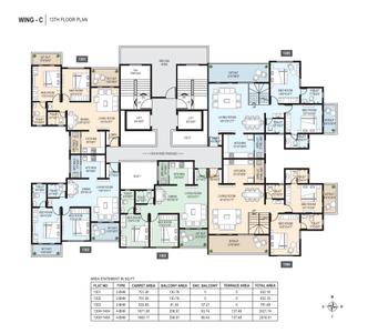 Project Image of 781.78 - 2021.89 Sq.ft 2 BHK Apartment for buy in Trimurti The Rise