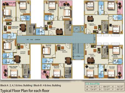 Project Image of 702.0 - 905.0 Sq.ft 2 BHK Apartment for buy in Pushppalki Sridhar Vihar