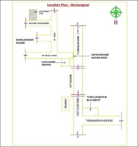 Revathy Neelangarai Images for Location Plan of Revathy Neelangarai 1