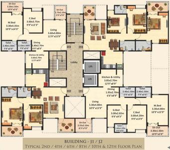 Project Image of 988.0 - 1483.0 Sq.ft 2 BHK Apartment for buy in Nyati Equatorial