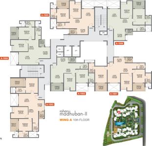 Project Image of 774.0 - 960.0 Sq.ft 2 BHK Apartment for buy in Rohan Madhuban II Wings A B C