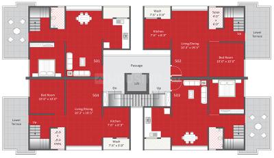 Project Image of 630 Sq.ft 1 BHK Apartment / Flat for sale in Waghodia Road for Rs. 1550000