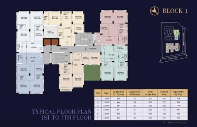 Project Image of 771.0 - 987.0 Sq.ft 2 BHK Apartment for buy in Skyline Imperia