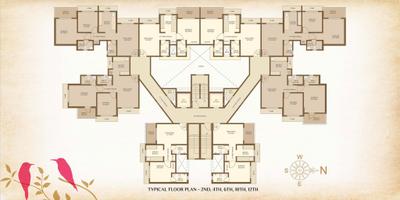 Project Image of 0.0 - 613.0 Sq.ft 2 BHK Apartment for buy in Gurukrupa Amber Vista
