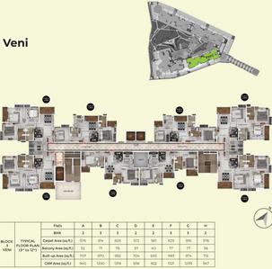 Project Image of 922.0 - 1335.0 Sq.ft 2 BHK Apartment for buy in Orchard Amritaya