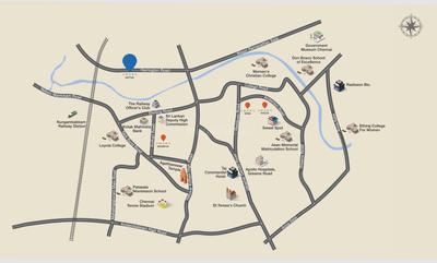 Project Image of 2500.0 - 2609.0 Sq.ft 3 BHK Apartment for buy in A R Amara Sattva