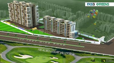 Project Image of 1530.0 - 1750.0 Sq.ft 3 BHK Apartment for buy in K Soni Builders KSB Greens