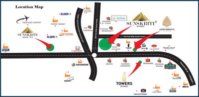 Project Image of 1098 Sq.ft 2 BHK Apartment / Flat for sale in Sector 33 for Rs. 3700000