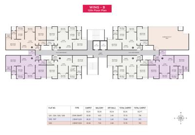 Project Image of 756.0 - 976.0 Sq.ft 2 BHK Apartment for buy in Newton Homes Tathawade Phase II